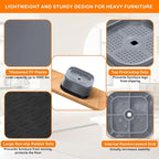 shouwuhho 6 Pack Furniture Risers Adjustable Bed Risers Heavy Duty Lifts Height - Image 5