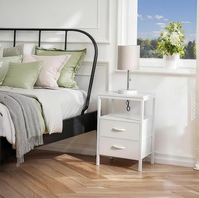 Huuger Nightstands Set of 2, End Tables - Image 2