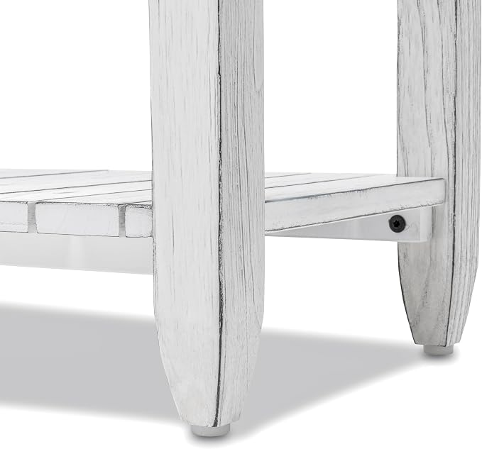 Sea Winds Trading Picket Fence Console Table Kiln-Dried Solid Mindi Wood - Image 9