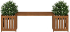 FURINNO FG19455 Tioman Hardwood Outdoor Lifestyle Flowerbox - Image 4