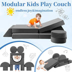 Edbuosy Toddler Couch Kids Sofa Modular - Image 4