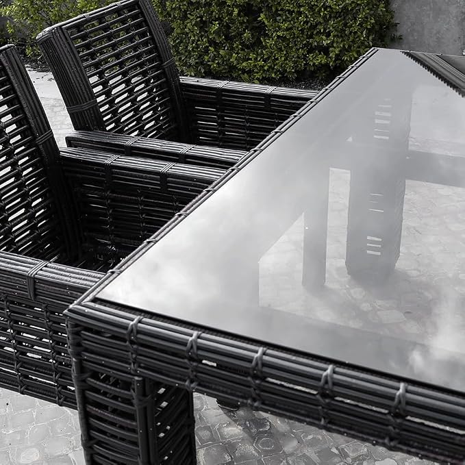 Dulles Glass 24 inch Square Glass Table Top - Image 7