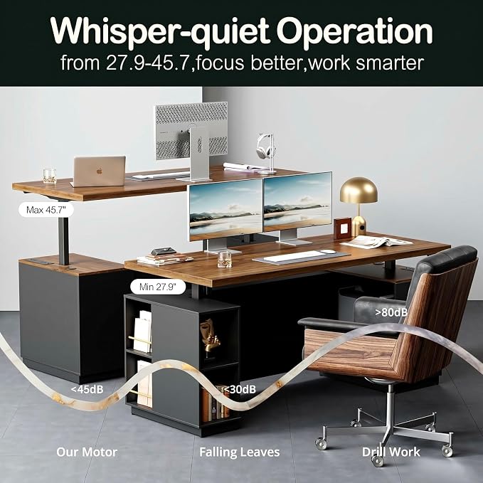 ModernMate Home Office Furniture Set, Mobile File Cabinet - Image 4