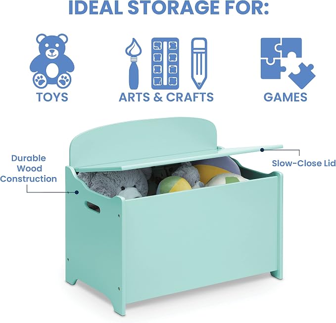 Delta Children MySize Deluxe Toy Box - Image 4