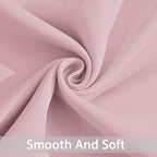 Yakamok Pink Room Darkening Curtains 84 inch Sliding Door Drapes | 1 Extra-wide - Image 4