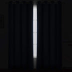 Navy Blue Thermal Blackout Curtains/52 x 95 Inch/Set of 2 Panels Room Darkening - Image 3