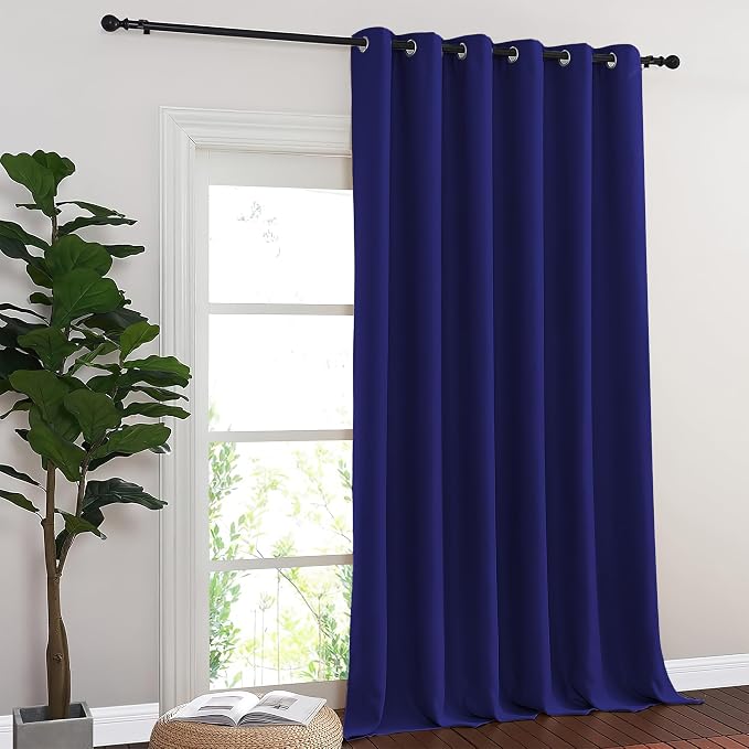 NICETOWN Blackout Sliding Glass Door Curtains, Room Darkening Thermal Insulated - Image 8