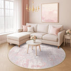 RELEANY Washable Round 4ft Area Rug - Image 5