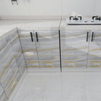 White Gold Marble Contact Paper - Image 6