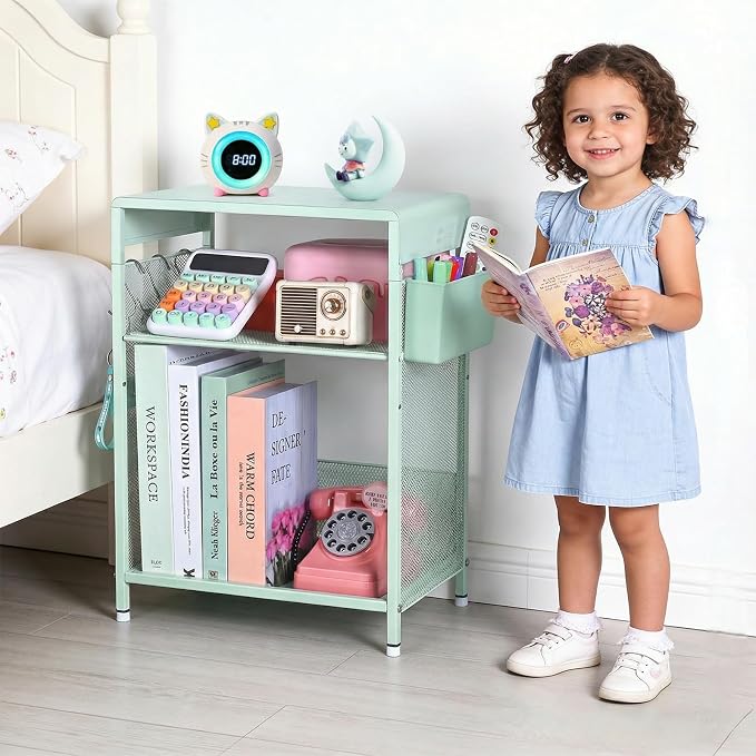ECOLOVI Kids Nightstand 19in High by ECOLOVI
