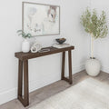 Plank+Beam Solid Wood Console Table, 46 Inch, Sofa Table, Narrow Entryway Table by PlankBeam