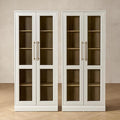 mopio Blake Tall Display Cabinet, Kitchen Buffet Pantry Cupboard, Trophy by MopioInc