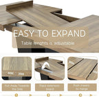 Henf 5 Pieces Extendable Dining Table Set - Image 4