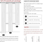 Pinch Pleated Extra Wide 70 Inch High Ceiling Curtains 108 Inches Long 2 Panels - Image 9