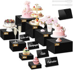 8Pcs Buffet Risers, Large Food Risers by Unknown