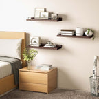 RYOFOBETTO Floating Shelves, Bathroom Decor Shelves Over Toilet, Farmhouse Wall - Image 5