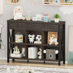 FATORRI Rustic 6 Cube Storage Organizer Bookshelf - Image 6