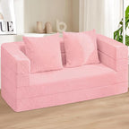 Futon Sofa Bed with Pillow, 3-in-1 Sleeper Sofa Bed with Removable Cover - Image 2