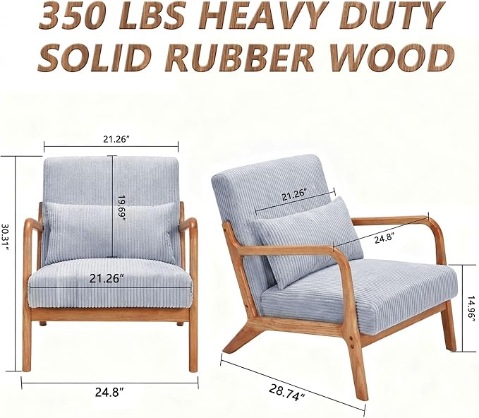 Mid Century Modern Accent Chair - Image 2