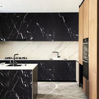 practicalWs 11.8"×78.7" Black Marble Contact Paper Matte Peel and Stick Kitchen - Image 8