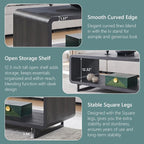 IFGET 48" Modern Coffee Table, 2-Tier Minimalist Center Table - Image 5