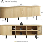 ONBRILL 70.8" TV Stand with Power Outlet - Image 2