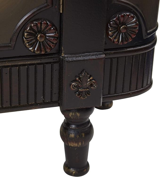 Nearly Natural French Vintage Style Floor Cabinet - Image 7