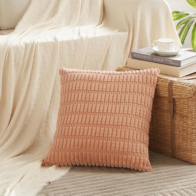 Fancy Homi 4 Packs Decorative Throw Pillow Covers - Image 2