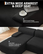 108" Sectional Couches for Living Room, Modular Sectional Sofa - Image 5