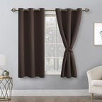 Blackout Curtains for Bedroom, 2 Drape Panels, 42 x 54 Inch | Thermal Insulated - Image 8