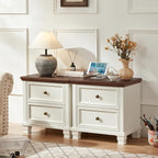 SAVOR LIFE Farmhouse Nightstand - Image 4