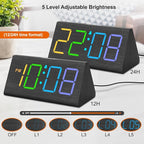 DreamSky Wooden Digital Alarm Clock - Image 4