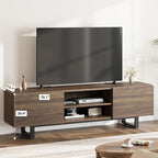 GarveeHome Industrial TV Stand for 80 in, Modern Entertainment Center - Image 2