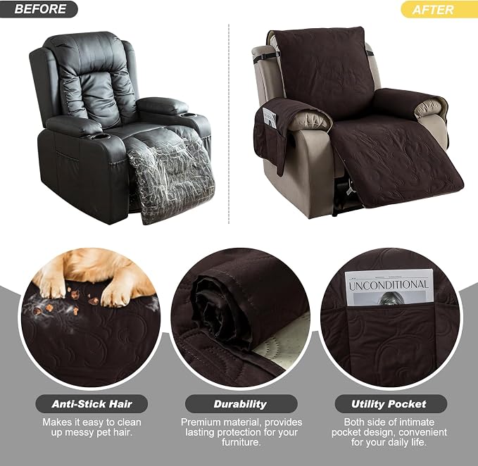 100% Waterproof Recliner Chair Cover, Recliner Chair Covers - Image 5