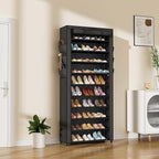 VTRIN Vertical Narrow Shoe Rack Organizer Tall Shoe Rack - Image 2