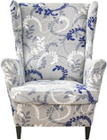 KRFOONN Wingback Chair Covers Slipcovers 2 Piece Stretch Wing Chair Covers by KRFOONN