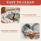 SERISSA 4x6 Washable Non Slip Boho Area Rug - Image 2