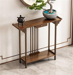 Natural Bamboo Console Table by Unknown