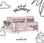 Storkcraft Casablanca Montessori Indoor Kids Table & Bench Set – Premium Kids - Image 6