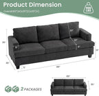 YOUDENOVA Sofa, Modern Comfy Couches - Image 2