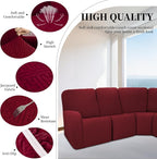 100% Waterproof Sectional Recliner Couch Covers - Image 6