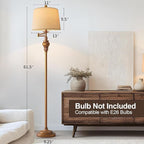 G-SAFAVA 61" Vintage Floor Lamp - Image 5