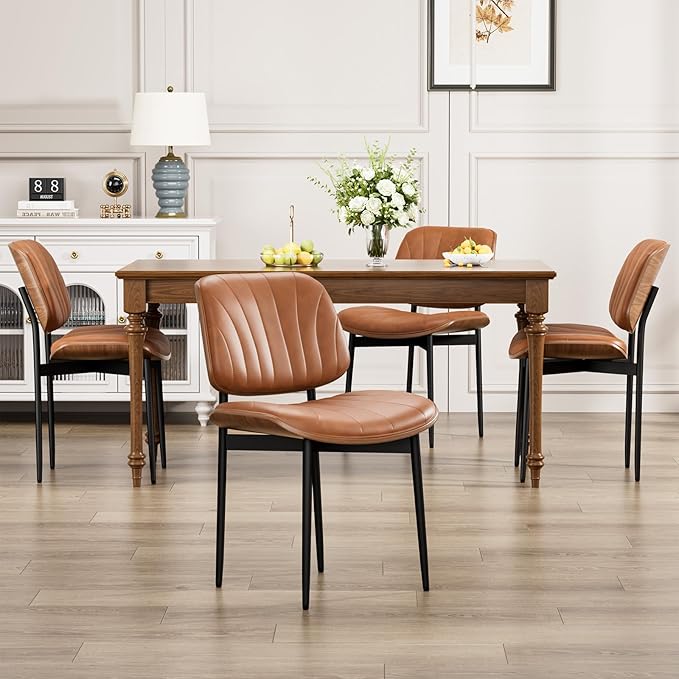 YaFiti Dining Chairs Set of 8, Dining Room and Kitchen Chairs, Mid Century - Image 8