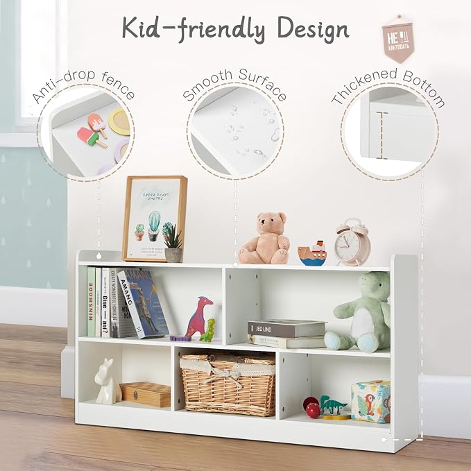 Montessori Shelf, Wooden Toy Storage Organizer - Image 3