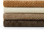 MIULEE Decorative Chenille Fall Euro Pillow Covers Brown 22x22 Pack of 4 | - Image 7