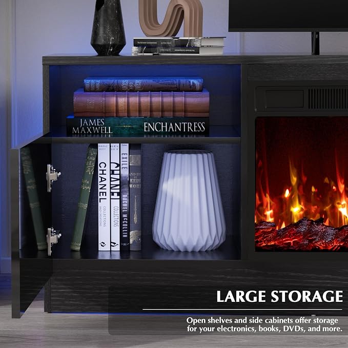 LEMBERI Fireplace tv Stand - Image 6