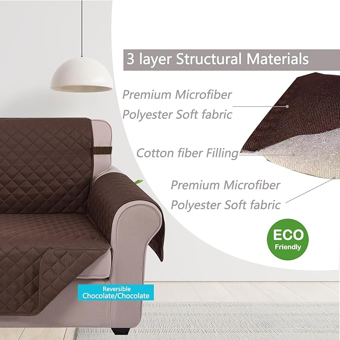 U-NICE HOME Loveseat Sofa Cover - Image 4