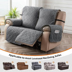 Genina Loveseat Recliner Cover Non-Slip, Sofa Cover - Image 3