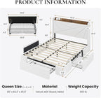 SHA CERLIN Queen Bed Frame - Image 2