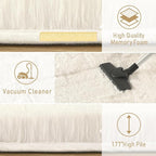 LOCHAS 2x6 Runner Rugs for Hallway, Fluffy Area Rugs for Bedroom, Cream | Ultra - Image 6